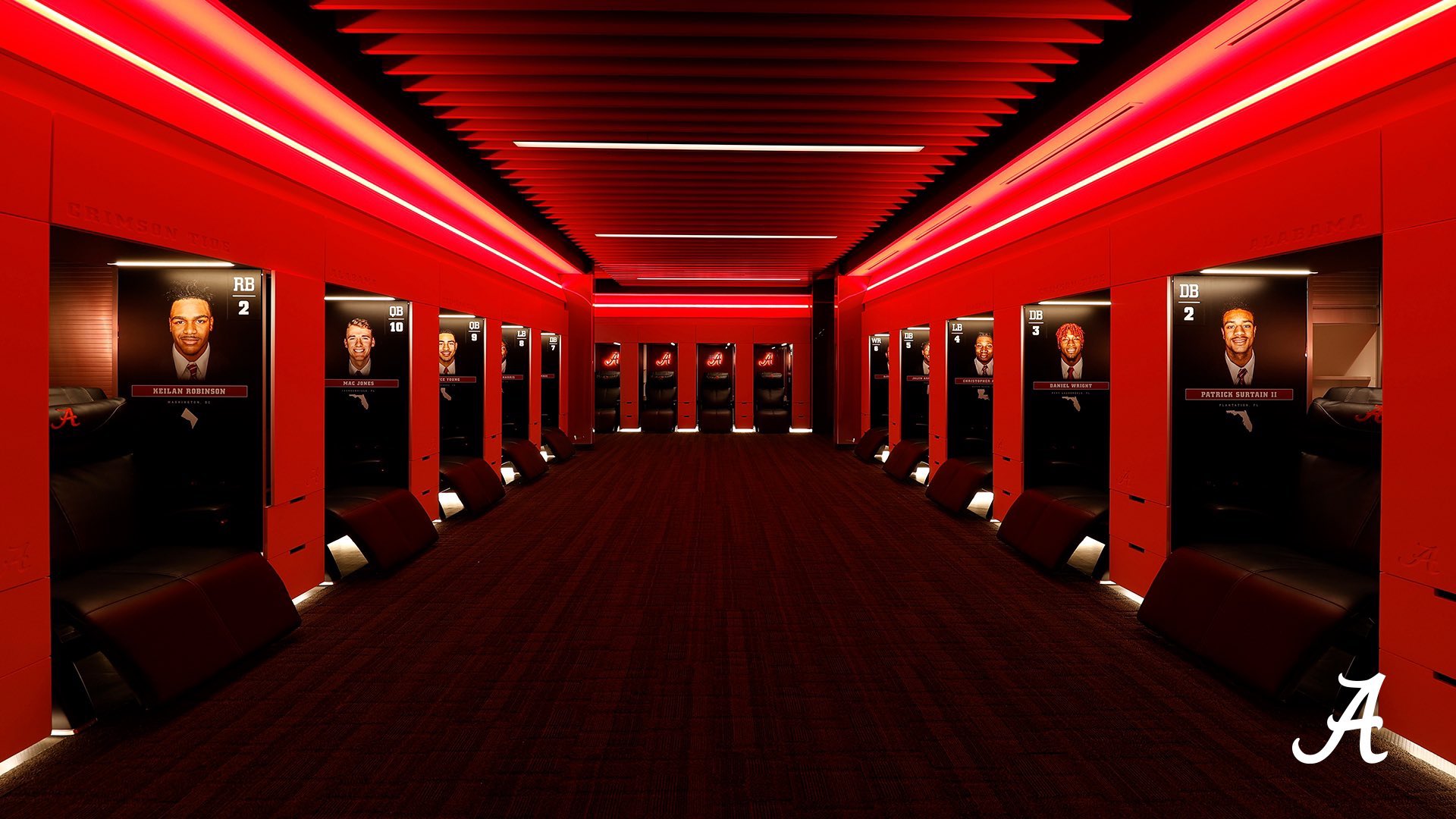 Project Insights The University Of Alabama Football Locker Room