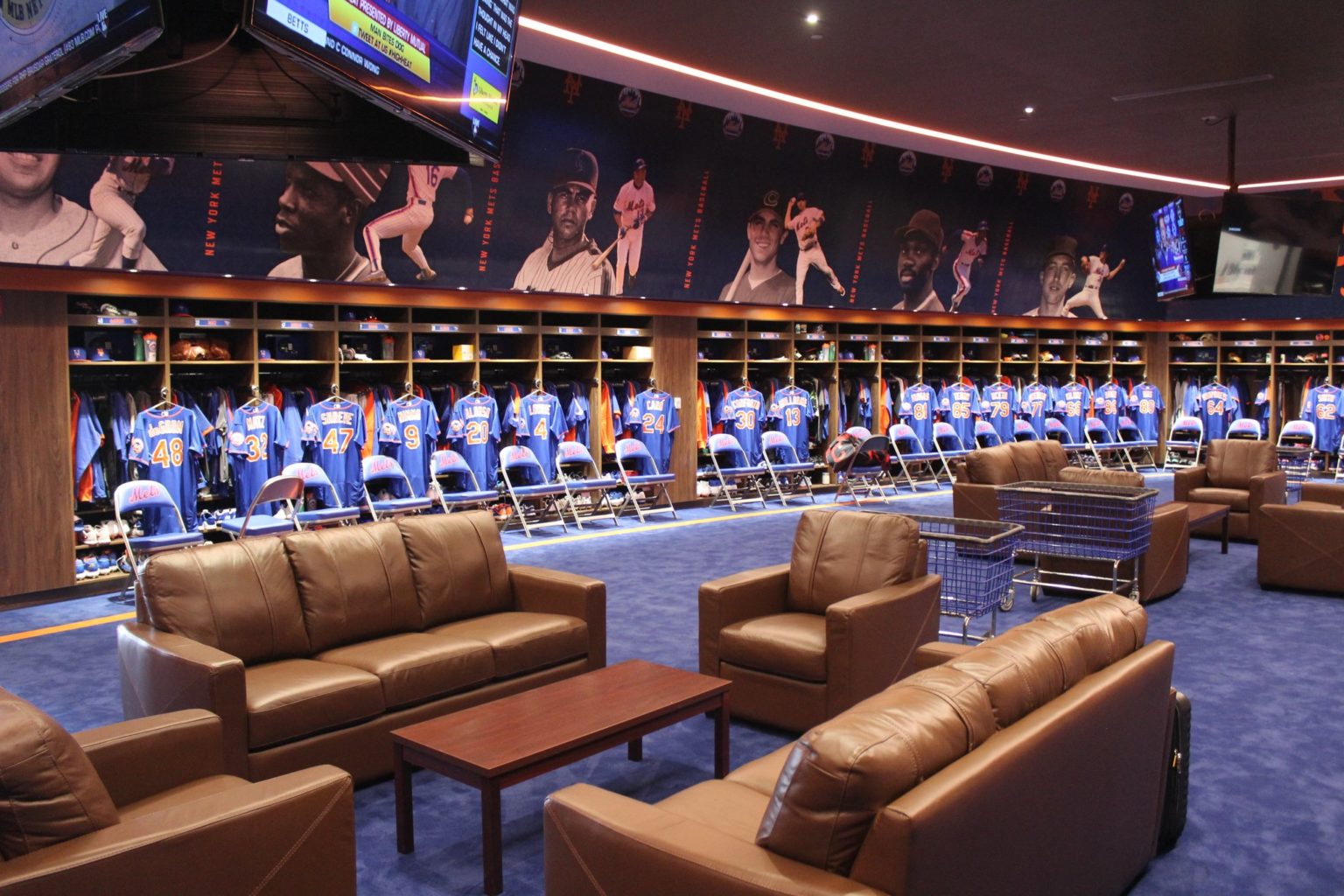 Project Insights New York Mets Baseball Locker Room